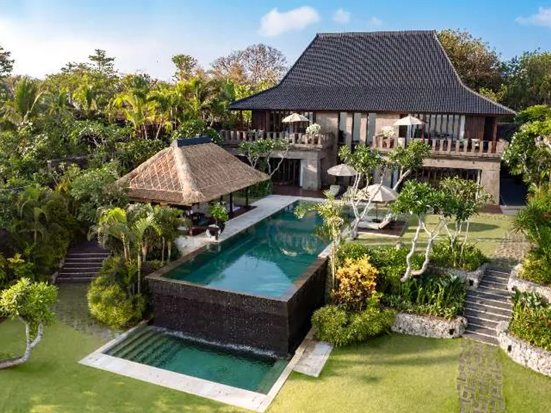 Bulgari Resort Bali — clifftop infinity pool villas 80 metres above the Indian Ocean