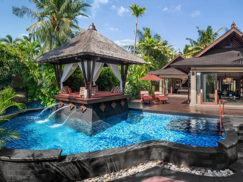The St. Regis Bali Resort — palatial beachfront sanctuary with infinity pool on Nusa Dua