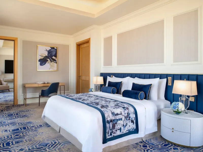 The St. Regis Doha — palatial luxury hotel on West Bay Lagoon with private beach
