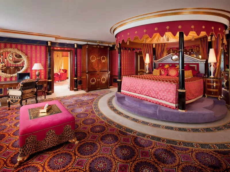 Burj Al Arab Jumeirah — iconic sail-shaped ultra-luxury hotel rising from its own island in the Arabian Gulf Dubai