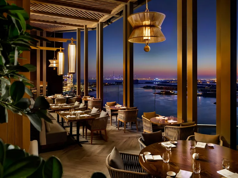 Nobu Dubai — Nobu Matsuhisa Japanese-Peruvian restaurant at Atlantis The Palm with beachfront terrace