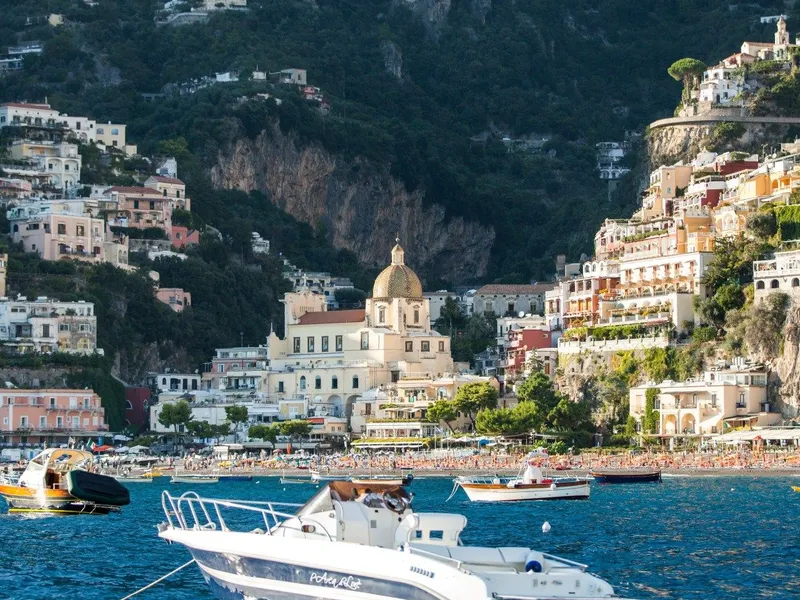 Private Yacht Amalfi Coast Cruise — luxury yacht at Positano with secret coves and private chef Mediterranean seafood