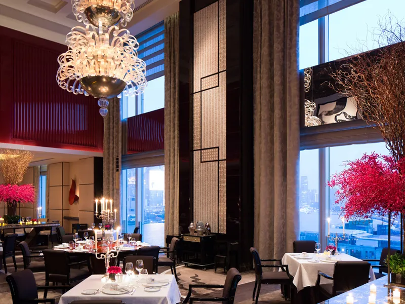 Sir Elly's — rooftop fine dining on the 13th floor of The Peninsula with panoramic Bund views